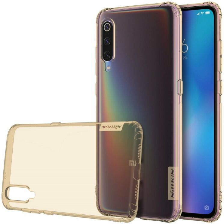 Силіконовий (TPU) чохол NILLKIN Nature для Xiaomi Mi 9 - Brown: фото 1 з 5