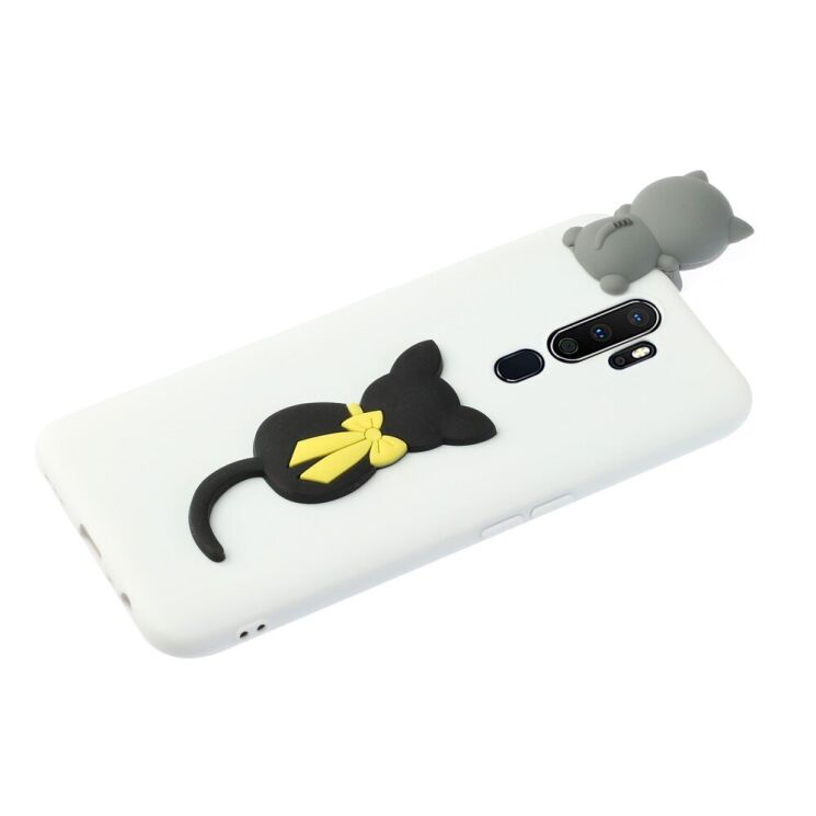 Силиконовый (TPU) чехол UniCase 3D Pattern для OPPO A9 2020 / A5 2020 - Cat: фото 3 из 5