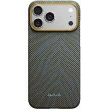 Ультратонкий чехол Pitaka Edge Case Breath of Veins для iPhone 17 Pro Max (BV1703PM) - Dive Green: фото 1 из 13