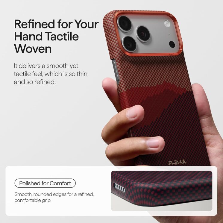 Ультратонкий чохол Pitaka Edge Case для iPhone 18 Pro (KI1806P) - California Dream-01 (423758CO) Ультратонкий чохол Pitaka Edge Case для iPhone 18 Pro (KI1806P) - California Dream-01: фото 9 з 13
