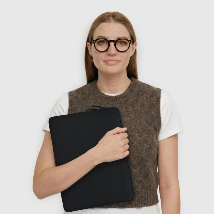 Универсальный чехол Pipetto Classic Fit Sleeve для ноутбука диагональю 13&ndash;14 дюймов (P069-148-AN) - Dark Teal: фото 10 из 13