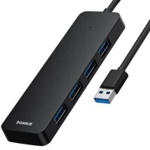 USB HUB Baseus UltraJoy Series USB to 4USB (50cm) B0005280B111-02 - Black: фото 1 из 19