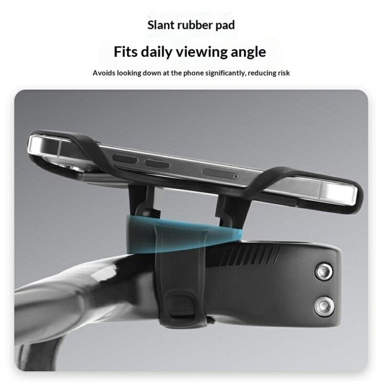 Велосипедный держатель WEST BIKING Silicone Bike Mount - Black: фото 4 из 10