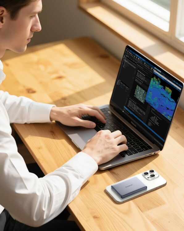 Внешний аккумулятор Baseus PicoGo 27W (10000mAh) E0027200 - Gray: фото 12 из 13