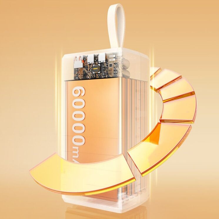 Внешний аккумулятор Remax RPP-650 100W (60000mAh) - White: фото 6 из 11
