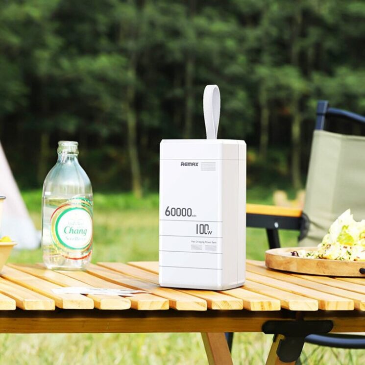 Внешний аккумулятор Remax RPP-650 100W (60000mAh) - White: фото 9 из 11