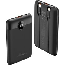 Внешний аккумулятор VEGER C11 22.5W + QC3.0 (10000mAh) + кабель Type-C + Lightning - Black: фото 1 из 4