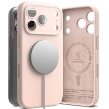 Защитный чехол Ringke Silicone Magnetic для iPhone 18 Pro Max (8800380462052) - Pink Sand: фото 1 из 19