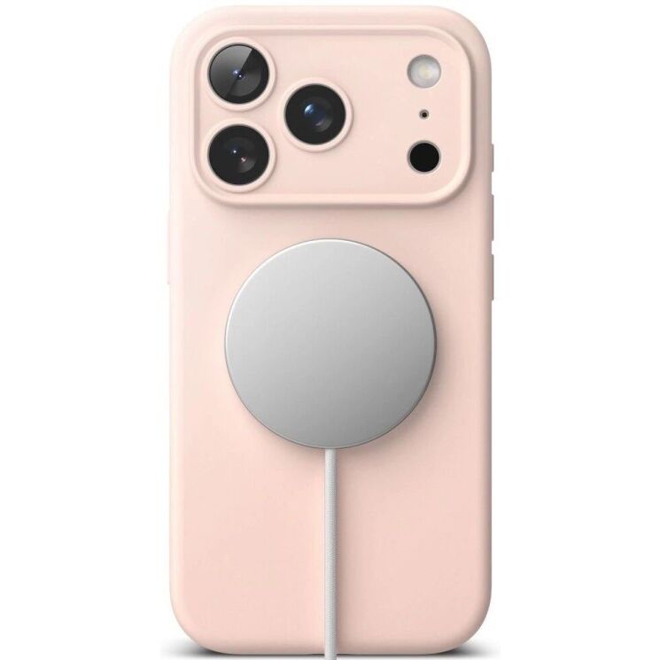 Защитный чехол Ringke Silicone Magnetic для iPhone 18 Pro Max (8800380462052) - Pink Sand: фото 4 из 19