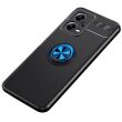 Защитный чехол UniCase Magnetic Ring для Xiaomi Poco X5 / Redmi Note 12 5G - Black / Blue (320446BL)