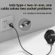 Зарядний пристрій Deexe Power Line (USB + Type-C) для годиннинів Garmin - Black (958406B). Фото 7 з 9