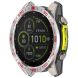 Захисна накладка Deexe Bezel Guard для Garmin Quatix 8 (51mm) - Red / Silver (369801RS). Фото 2 з 6