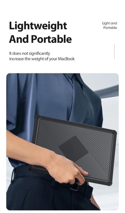 Защитная накладка DUX DUCIS LCGH Series для Apple MacBook Air 13 (2022/2024) - Pink: фото 16 из 24