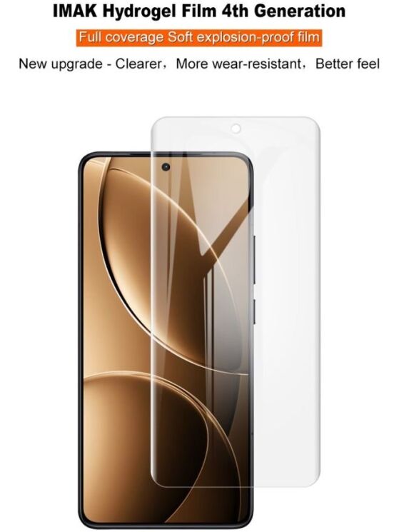 Захисна плівка IMAK Hydrogel Clear Film для Xiaomi Poco F7 Pro / Poco F7 Ultra: фото 8 з 13