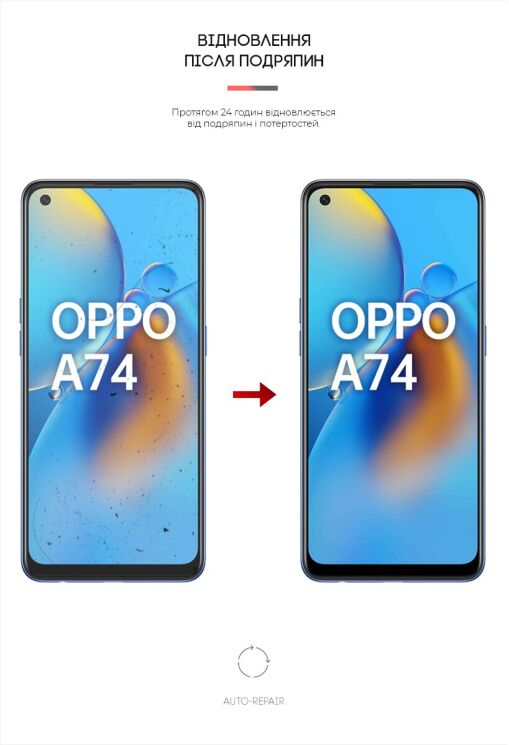 Захисна плівка на екран ArmorStandart Matte для OPPO A74: фото 3 з 4