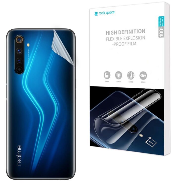 Захисна плівка на задню панель RockSpace Explosion-Proof SuperClear для Realme 6 Pro: фото 1 з 10