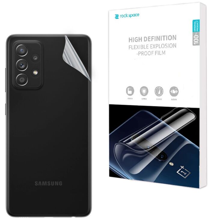 Захисна плівка на задню панель RockSpace Explosion-Proof SuperClear для Samsung Galaxy A52 (A525) / A52s (A528): фото 1 з 10