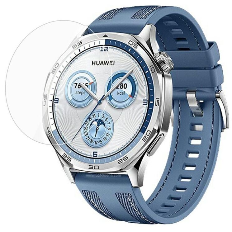 Защитная стекло Deexe Screen Protector для Huawei Watch GT 5 (46mm): фото 1 из 2