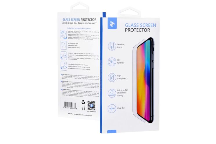Защитное стекло 2E Basic 3D Full Glue для Huawei Y7 2018 / Y7 Prime 2018 - Black: фото 6 из 6