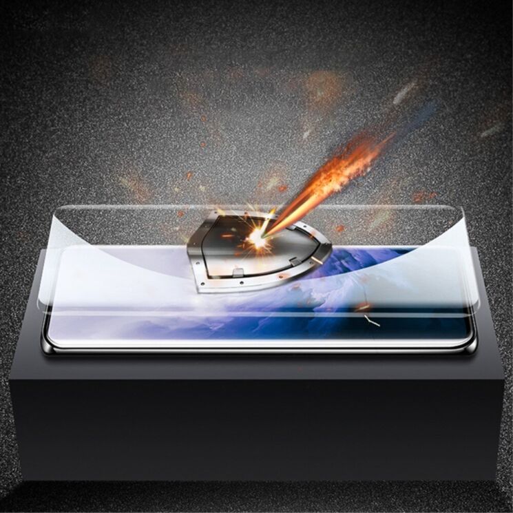 Захисне скло AMORUS 3D Curved UV для Google Pixel 6 Pro (с лампой UV): фото 4 з 10