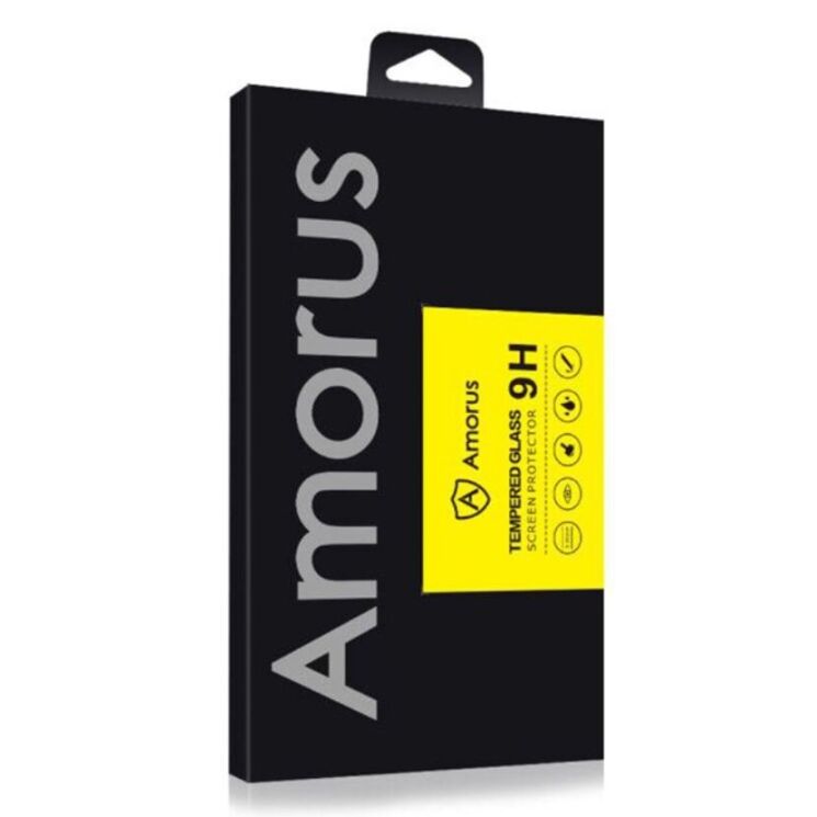 Защитное стекло AMORUS Full Glue Tempered Glass для Samsung Galaxy M62 - Black: фото 7 из 8