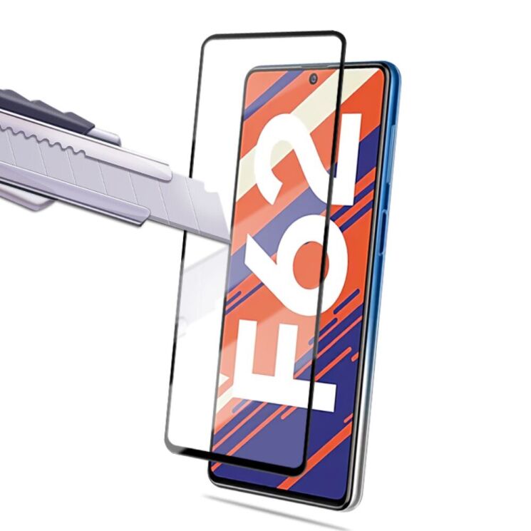 Защитное стекло AMORUS Full Glue Tempered Glass для Samsung Galaxy M62 - Black: фото 5 из 8