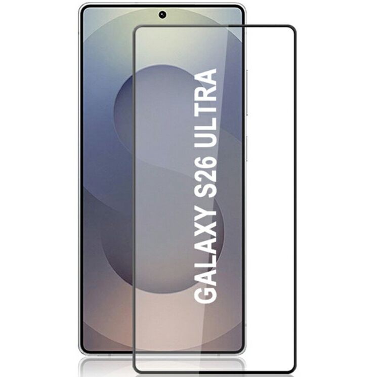 Защитное стекло AMORUS Full Glue Tempered Glass для Samsung Galaxy S26 Ultra - Black: фото 1 из 9