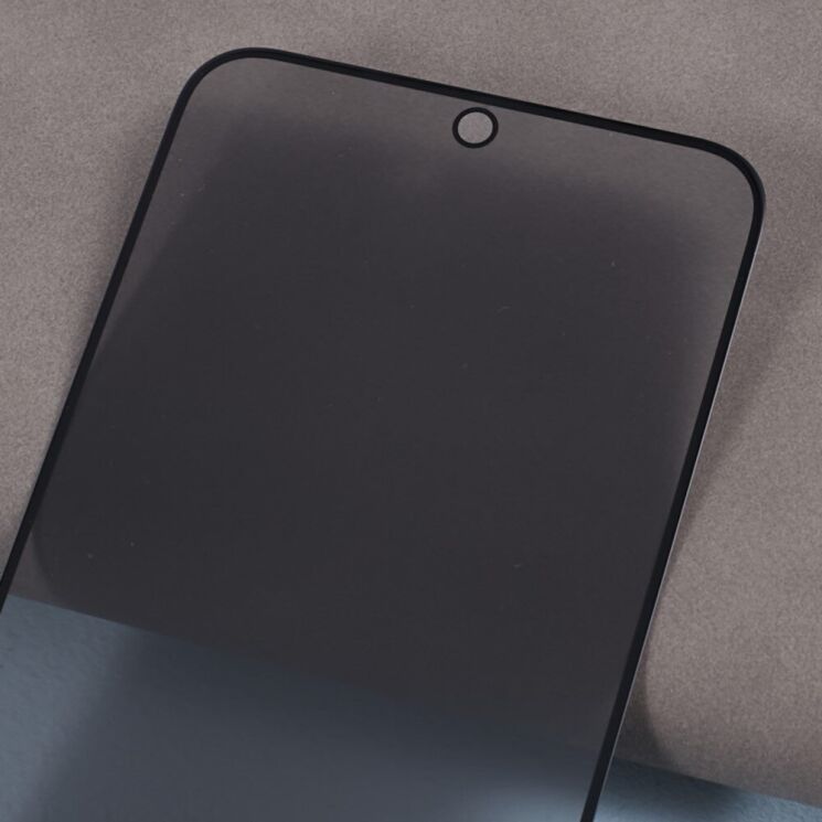 Защитное стекло Deexe Anti-Spy для Xiaomi Redmi Note 14 4G - Black: фото 5 из 8
