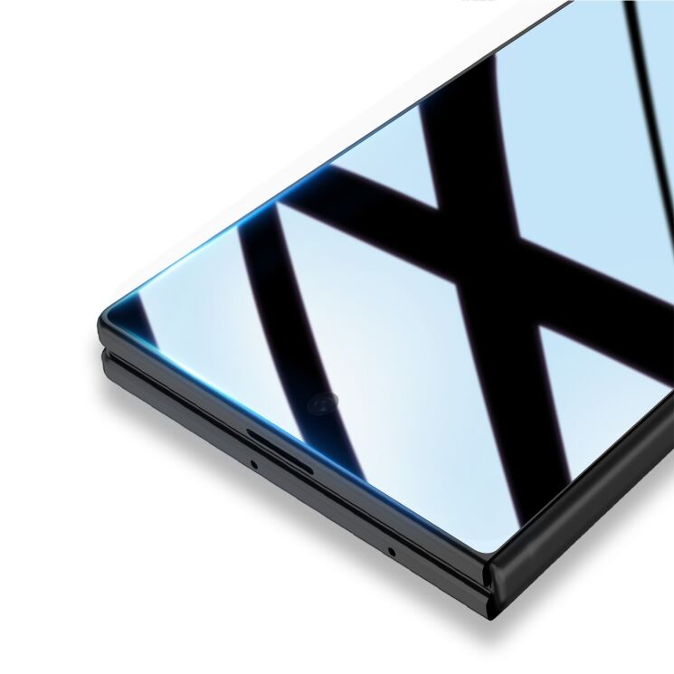 Защитное стекло Dux Ducis Full Coverage для Samsung Galaxy Fold 8 Ultra - Black: фото 4 из 7