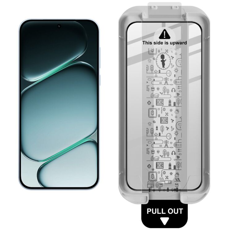 Защитное стекло IMAK Easy Install Full Glue для OnePlus Nord CE6 - Black (391613B) Защитное стекло IMAK Easy Install Full Glue для OnePlus Nord CE6 - Black: фото 2 из 9