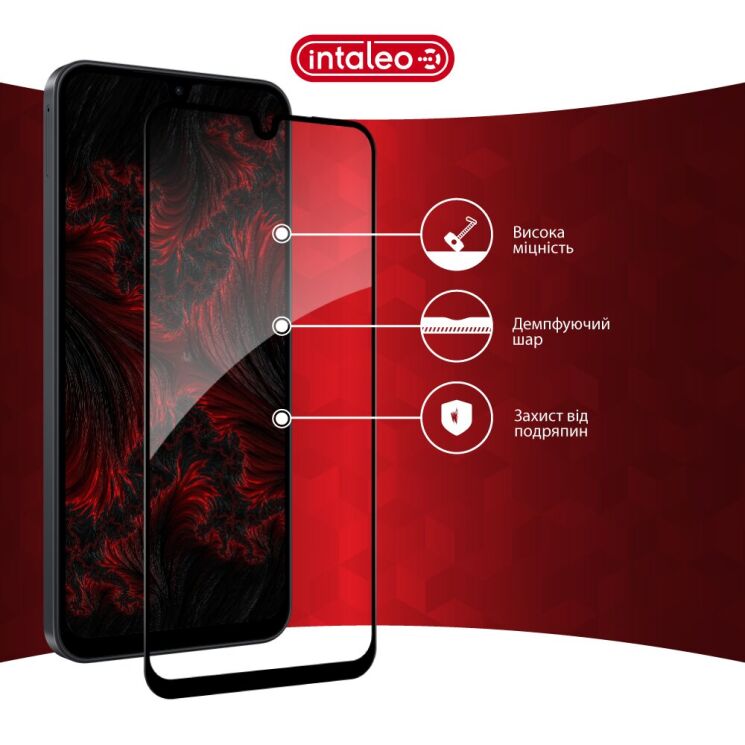Захисне скло Intaleo Full Glue для Samsung Galaxy A17 (A175) - Black: фото 5 з 8