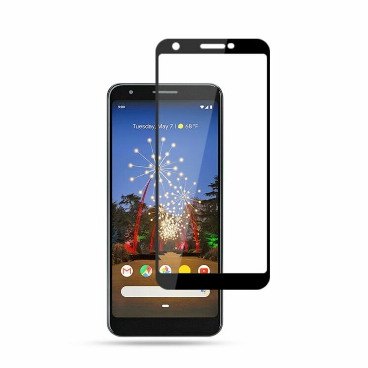 Защитное стекло MOCOLO Full Glue Cover для Google Pixel 3a XL - Black: фото 1 из 13