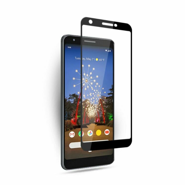 Защитное стекло MOCOLO Full Glue Cover для Google Pixel 3a XL - Black: фото 3 из 13
