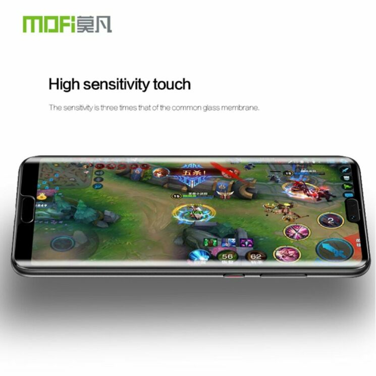 Захисне скло MOFI 3D Curved Edge для Huawei P20 Pro - Black: фото 4 з 7