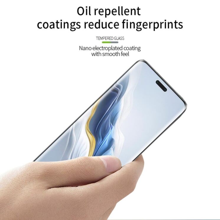 Защитное стекло MOFI 3D Curved Full Glue для Honor Magic 6 Pro - Black: фото 10 из 14