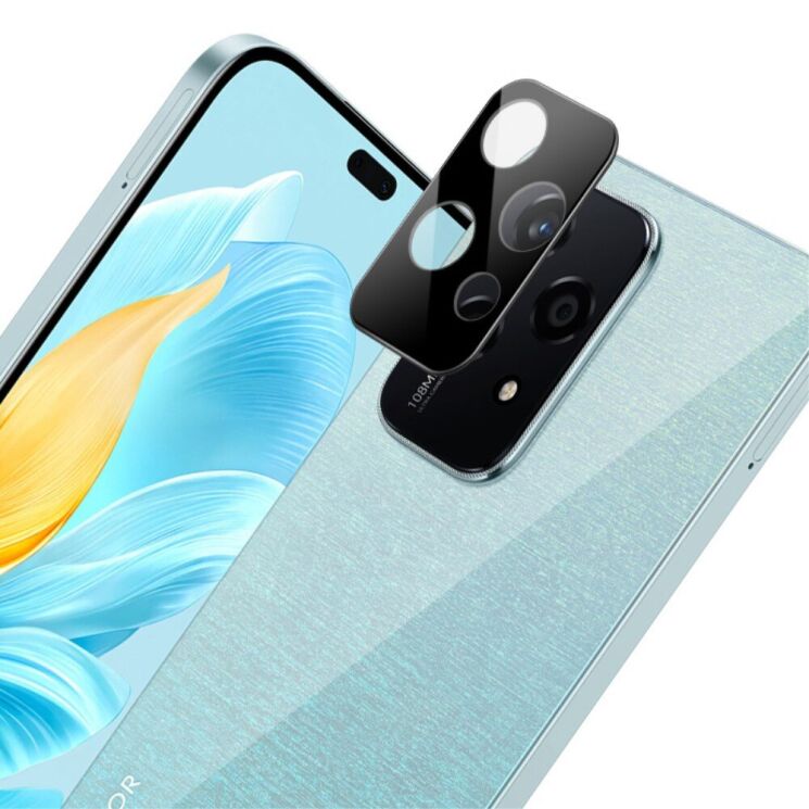 Защитное стекло на камеру IMAK Black Glass Lens для Honor 200 Lite - Black: фото 2 из 9