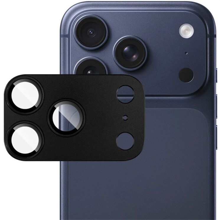 Захисне скло на камеру IMAK Camera Lens Combo для iPhone 18 Pro - Black: фото 5 з 9