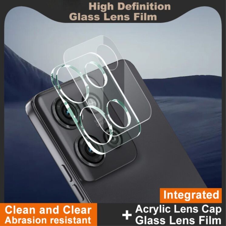 Защитное стекло на камеру IMAK Integrated Lens Protector для Motorola Moto G75: фото 2 из 7