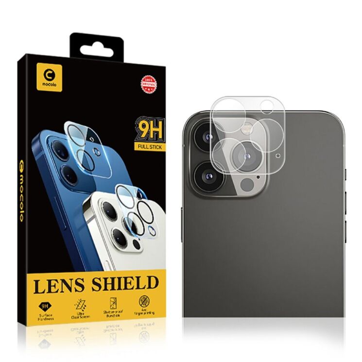 Защитное стекло на камеру MOCOLO Lens Protector для Apple iPhone 13 Pro: фото 6 из 6
