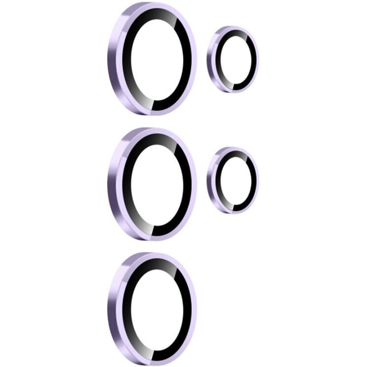 Защитное стекло на камеру RURIHAI Lens Protector для Samsung Galaxy S26 Ultra (S948) - Light Purple: фото 3 из 6