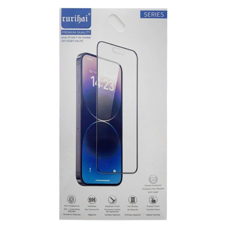 Защитное стекло RURIHAI Full Glue Screen Protect для Google Pixel 8 Pro - Black: фото 8 из 8