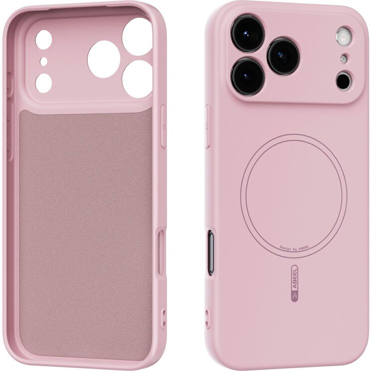 Защитный чехол ABEEL Lyra Skin with MagSafe для iPhone 18 Pro Max - Pink: фото 1 из 7
