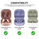 Защитный чехол AHASTYLE Crystal Case для Samsung Galaxy Buds Live / Buds Pro / Buds 2 / Buds 2 Pro / Buds FE - Transparent Black (267829H). Фото 2 из 7