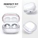 Защитный чехол AHASTYLE Crystal Case для Samsung Galaxy Buds Live / Buds Pro / Buds 2 / Buds 2 Pro / Buds FE - Transparent Black (267829H). Фото 3 из 7