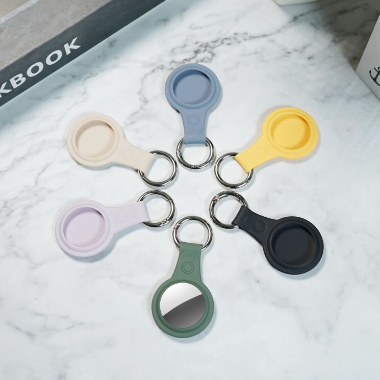 Защитный чехол AHASTYLE WG38 Matte Ring для Apple AirTags - Purple: фото 7 из 7