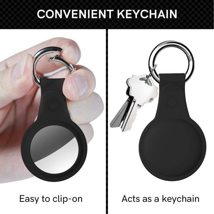 Защитный чехол AHASTYLE WG38 Matte Ring для Apple AirTags - Purple: фото 3 из 7