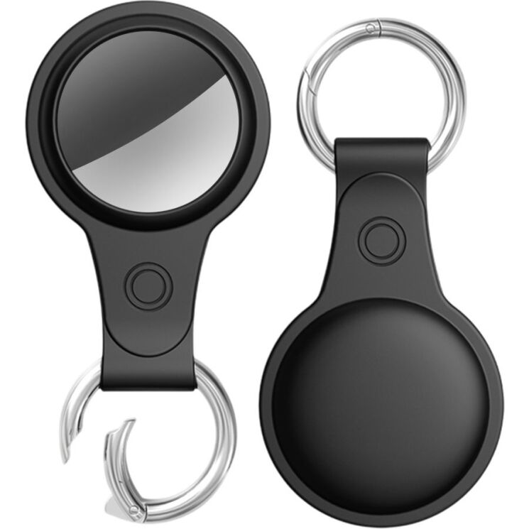 Защитный чехол AHASTYLE WG38 Matte Ring для Apple AirTags - Black: фото 1 из 7