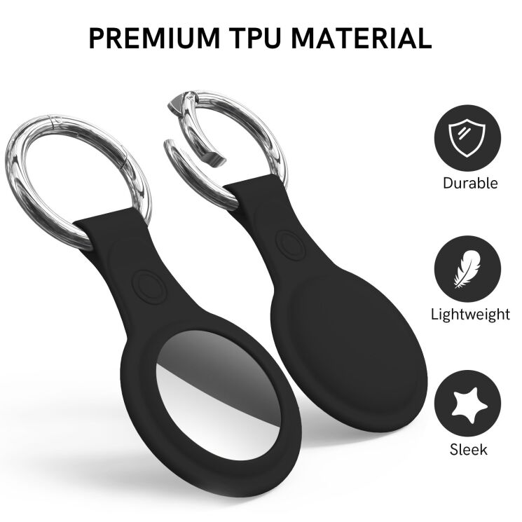 Защитный чехол AHASTYLE WG38 Matte Ring для Apple AirTags - Purple: фото 2 из 7