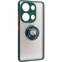 Защитный чехол ArmorStandart Frosted Matte Ring для Xiaomi Redmi Note 14S - Dark Green: фото 1 из 1