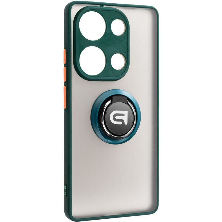 Защитный чехол ArmorStandart Frosted Matte Ring для Xiaomi Redmi Note 14S - Dark Green: фото 1 из 1